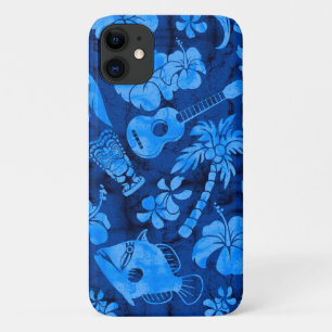 Makapuu Beach Hawaiian Batik Blue Case-Mate iPhone Hülle