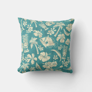 Makapuu Beach Hawaiian Batik Quadratkissen Kissen
