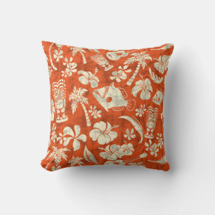 Makapuu Beach Hawaiian Batik Square Pillows Kissen