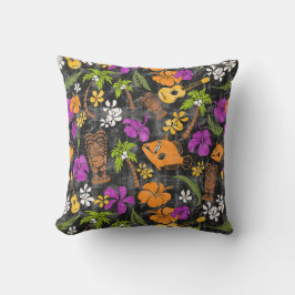 Makapuu Beach Hawaiian Batik - Violet Kissen