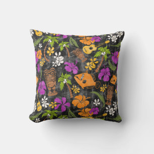 Makapuu Beach Hawaiian Batik - Violet Kissen