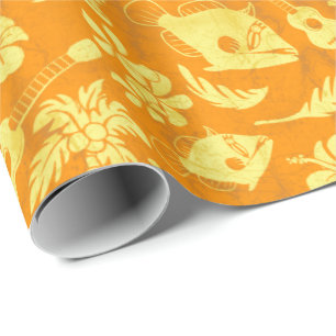 Makapuu Beach Hawaiian Batik Wrapping Paper Geschenkpapier