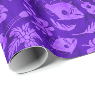 Makapuu Beach Hawaiian Batik Wrapping Paper Geschenkpapier