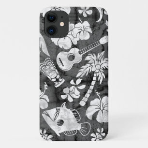 Makapuu Beach Hawaiian Charcoal Gray Batik Case-Mate iPhone Hülle