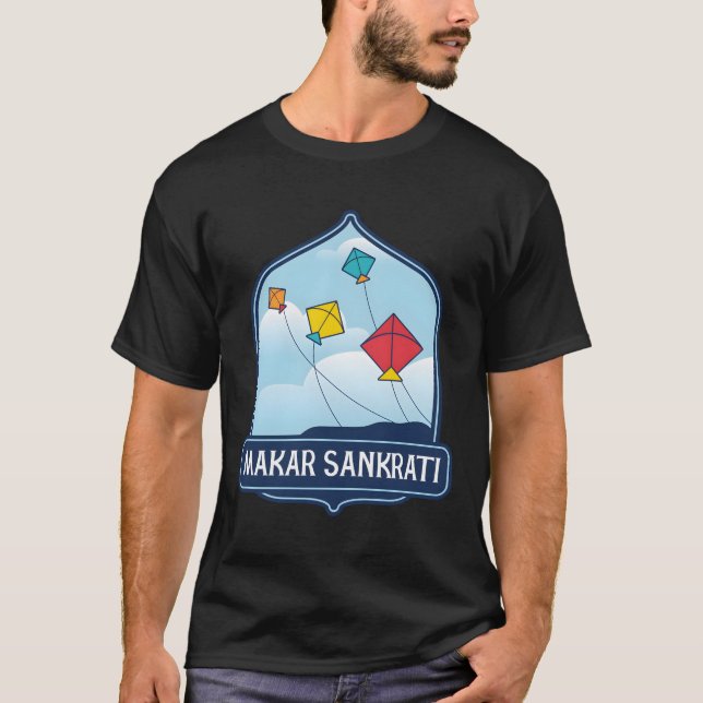 Makar Sankrati - Hindu-Festival T-Shirt (Vorderseite)