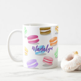 Makaronmuster personalisiert kaffeetasse