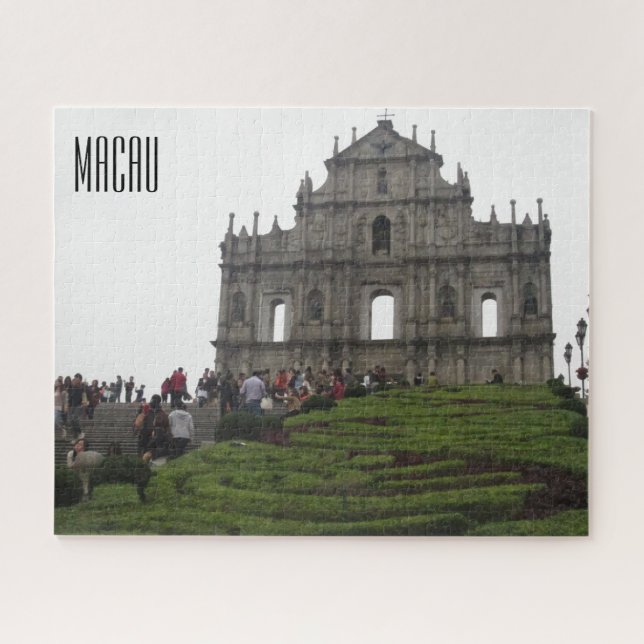 Makauer Kathedrale Puzzle (Horizontal)