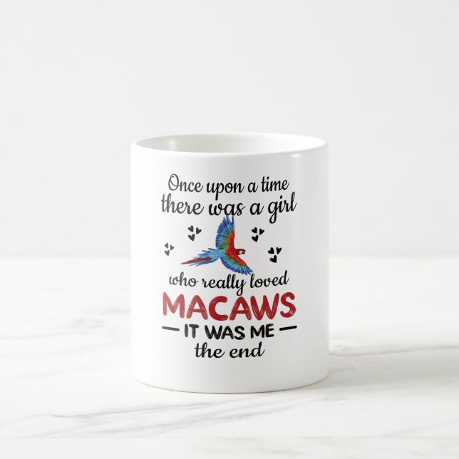 Makaw Owner Geschenke Scarlet Macaw Parrot Lover Kaffeetasse (Mittel)