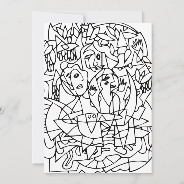 Makbeth-Notecards Dankeskarte (Vorderseite)