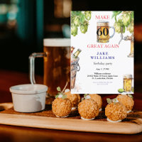 Make 60 Great Again Bier-Geburtstagsfeier