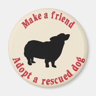 Make A Friend - Pembroke Welsh Corgi Magnet