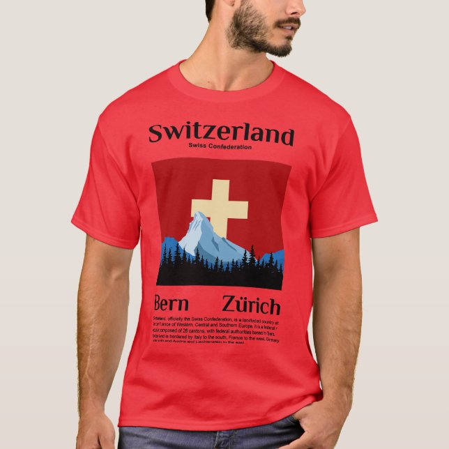 make a journey to Switzerland T-Shirt (Vorderseite)
