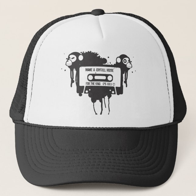 Make a joyful noise! truckerkappe (Vorderseite)