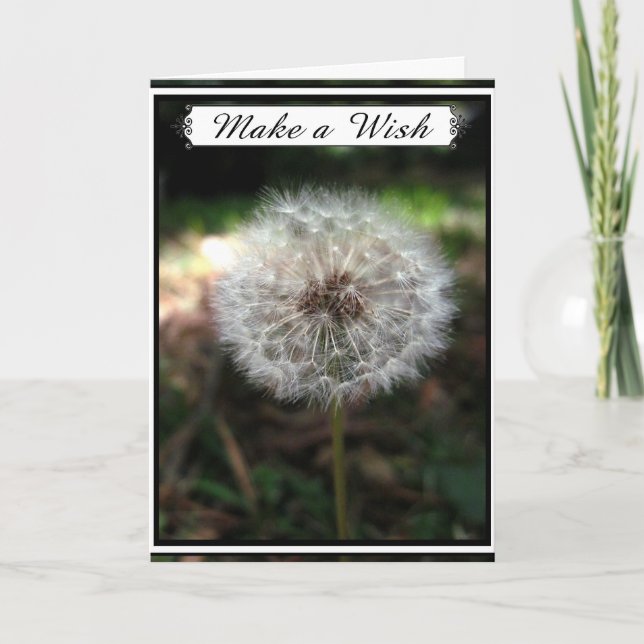 Make a Wish - Greeting Card Karte (Vorderseite)