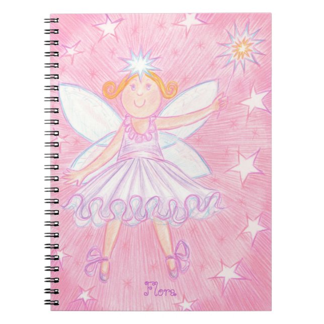 Make a Wish 'Name' Notebook Notizblock (Vorderseite)
