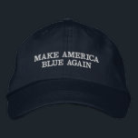MAKE AMERICA BLAUE WIEDER BESTICKTE BASEBALLKAPPE<br><div class="desc">MAKE AMERICA BLAUE WIEDER</div>