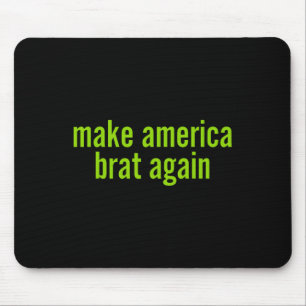 Make America Brat Again Kamala Trump Parodie Männe Mousepad