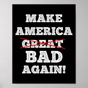 Make America Byd Again Lustiger Trump Spruch Frohe Poster