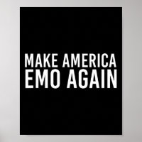Make America Emo Again Lustiges Goth Geschenk Idee