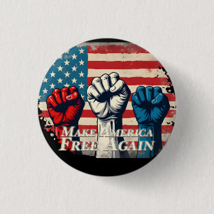 Make America Free Again Kunstwerk Button
