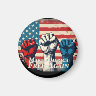 Make America Free Again Kunstwerk Magnet
