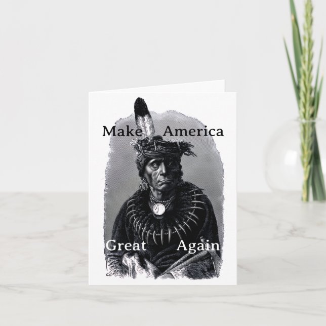 Make America Great Again Greeting Card Karte (Vorderseite)