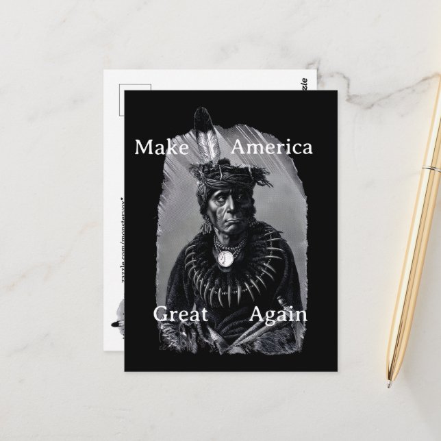 Make America Great Again Postcard Postkarte (Vorderseite/Rückseite Beispiel)