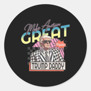 Make America Great All Over Again 4. Juli Runder Aufkleber
