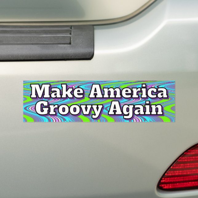 Make America Groovy Again Autoaufkleber (Auf Auto)