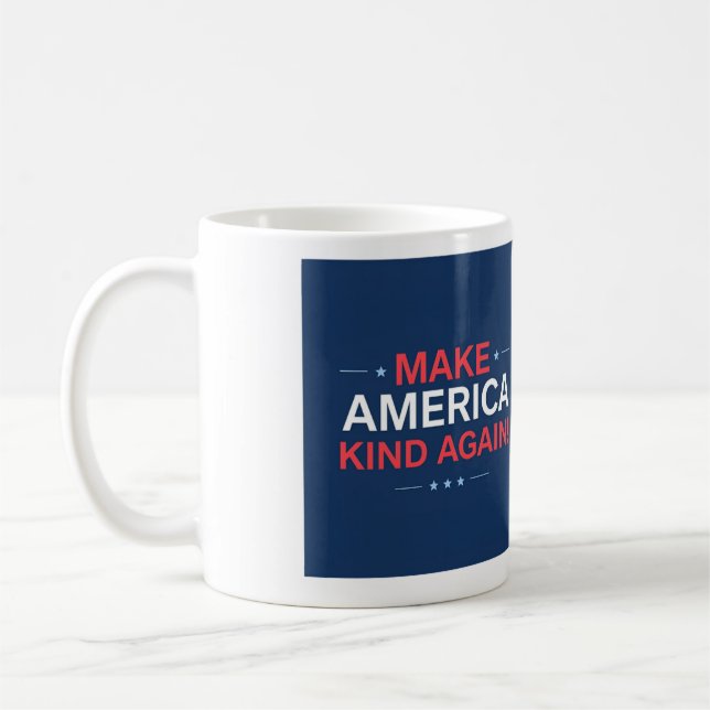 Make America Kind Again Kaffeetasse (Links)