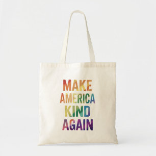 Make America Kind Again Regenbogen LGBTQ Schwul Tragetasche