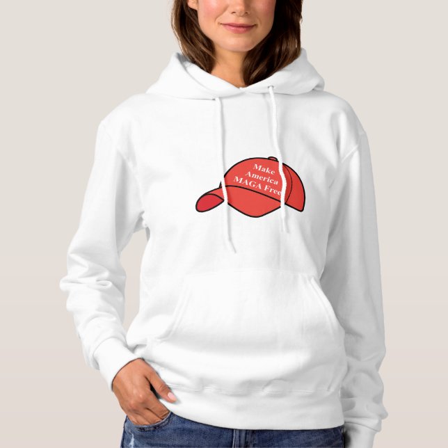 Make America MAGA Free Kapuzenpullover Hoodie (Vorderseite)