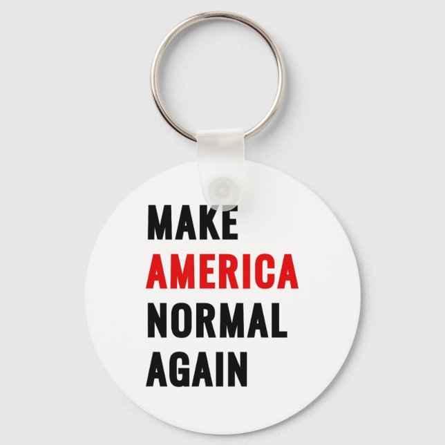 Make America Normal Again  Schlüsselanhänger (Vorderseite)