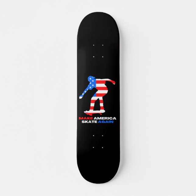 MAKE AMERICA SKATE WIEDER 50-50grind Edition Skateboard (Vorne)