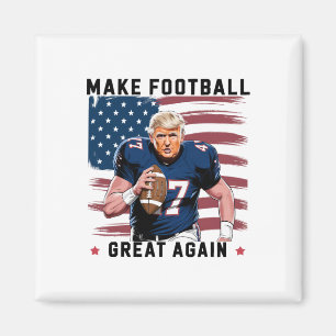 Make American Footll Great Again Trump Usa-Flagge Magnet