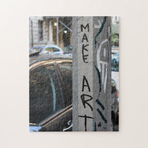 MAKE ART New York Graffiti Street Fotografie NYC Puzzle