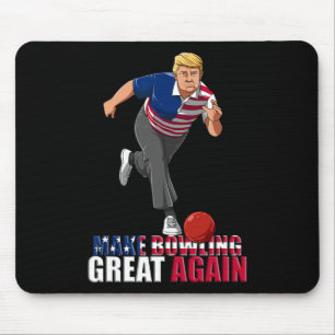 Make Bowling Great Again - Lustiges Trump Bowling  Mousepad
