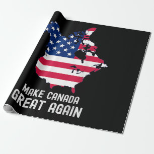 Make Canada Great Again USA 51. Staat Geschenkpapier