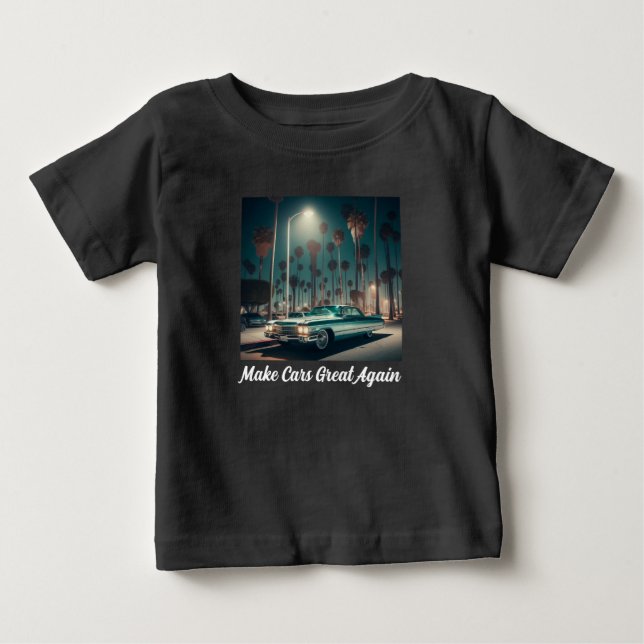 Make Cars Great Again Baby T-shirt (Vorderseite)