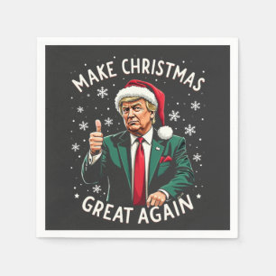 Make Christmas Great Again Hässlicher Weihnachtsma Serviette