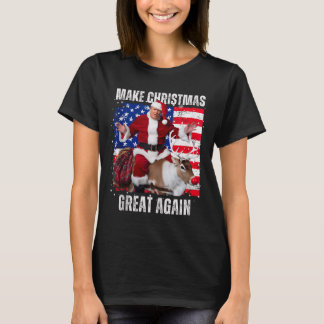 Make Christmas Great Again Trump Schlafanzug hässl T-Shirt