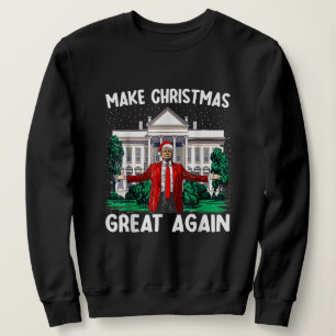 Make Christmas Great Again Xmas Lustig Trump Schla Sweatshirt
