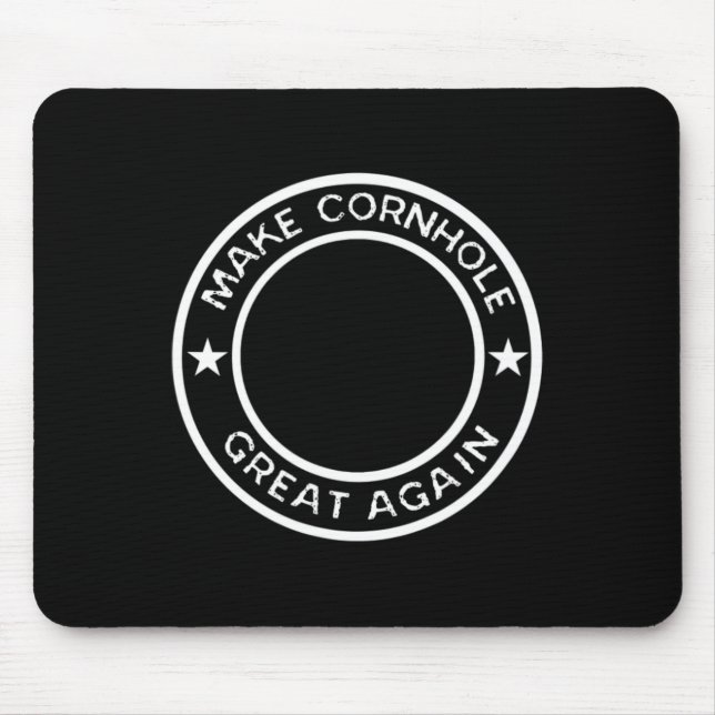 Make Cornhole Great Again Turnier Team Trikot  Mousepad (Vorne)