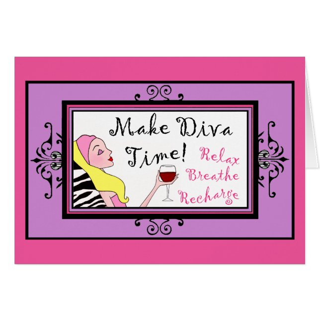 "Make Diva Time / Lass ein wenig Dampf aus & Verwö (Vorderseite (Horizontal))