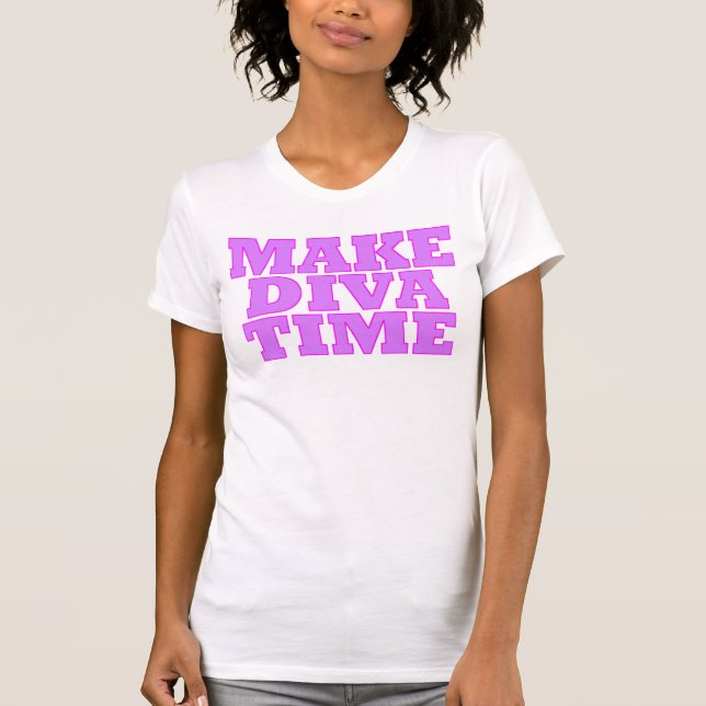 "MAKE DIVA TIME" TANK TOP (Vorderseite)
