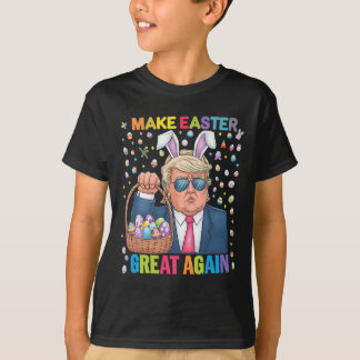 Make Easter Great Again Funny Trump Bunny Spring H T-Shirt