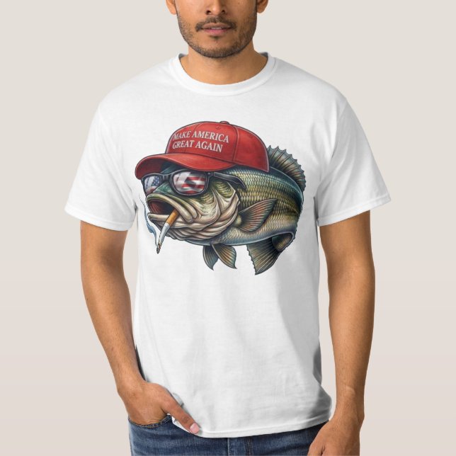 Make Fishing Great Again  T-Shirt (Vorderseite)