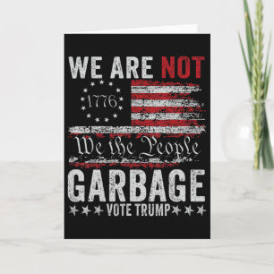 Make Garge Great Again Garge für Trump Karte