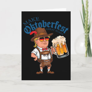 Make Great Again Lustiger Trump Trinken Bier Tasse Karte