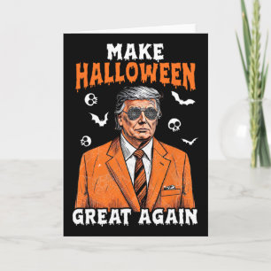 Make Halloween Great Again Donald Trump Grusel Mee Karte